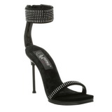 Noir Strass 12 cm CHIC-40 Chaussures Stilettos Hauts Talons