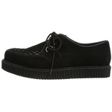 Noir Suede 2,5 cm CREEPER-602S Chaussures Creepers Hommes
