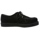 Noir Suede 2,5 cm CREEPER-602S Chaussures Creepers Hommes