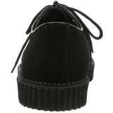 Noir Suede 2,5 cm CREEPER-602S Chaussures Creepers Hommes