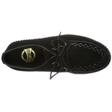 Noir Suede 2,5 cm CREEPER-602S Chaussures Creepers Hommes
