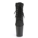 Noir Sudine 20 cm FLAMINGO-800TL bottines pleaser plateforme