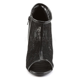 Noir Tissu 13 cm AMUSE-56 Chaussures Escarpins de Soirée