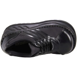 Noir Vegan 12 cm STOMP-08 bottines plateforme compenses lolita