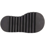 Noir Vegan 12 cm STOMP-08 bottines plateforme compenses lolita