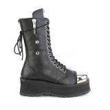 Noir Vegan 7 cm GRAVEDIGGER-14 bottes demoniacult - bottes plateforme unisex