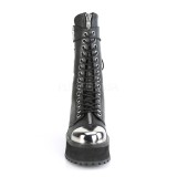 Noir Vegan 7 cm GRAVEDIGGER-14 bottes demoniacult - bottes plateforme unisex