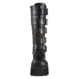 Noir Vegan 8,5 cm TRASHVILLE-518 bottes demonia - bottes plateforme unisex