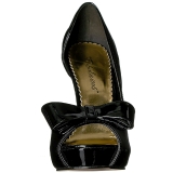 Noir Verni 12 cm LUMINA-32 Chaussures Escarpins de Soirée