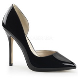 Noir Verni 13 cm AMUSE-22 Chaussures Escarpins Classiques
