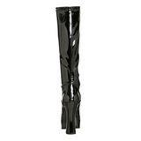 Noir Verni 13 cm ELECTRA-2000Z Bottes Femmes pour Hommes
