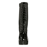 Noir Verni 13 cm Pleaser ELECTRA-1020 Plateforme Bottines