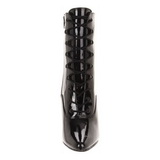 Noir Verni 13 cm SEDUCE-1020 Bottines Femmes pour Hommes