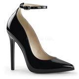 Noir Verni 13 cm SEXY-23 Chaussures Escarpins Classiques