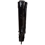 Noir Verni 15,5 cm DELIGHT-2023 Plateforme Bottes Femmes