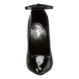 Noir Verni 15,5 cm DOMINA-431 escarpins à talons hauts