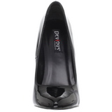 Noir Verni 16 cm DAGGER-01 Chaussures Stilettos Escarpins Femmes