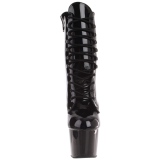 Noir Verni 18 cm ADORE-1020 bottines plateforme pour femmes