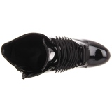 Noir Verni 18 cm ADORE-1020 bottines plateforme pour femmes