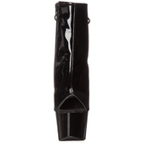 Noir Verni 18 cm Pleaser ADORE-1018 Plateforme Bottines