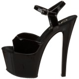 Noir Verni 18 cm Pleaser SKY-309 Plateforme Chaussures Talon Haut