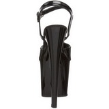 Noir Verni 19 cm Pleaser TABOO-709 Plateforme Haut Talon