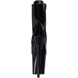 Noir Verni 20 cm FLAMINGO-1021 bottines plateforme pour femmes