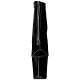 Noir Verni 20 cm Pleaser FLAMINGO-1018 Plateforme Bottines