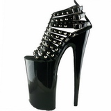 Noir Verni 25,5 cm Pleaser BEYOND-093 Talons Hauts Plateforme