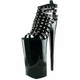 Noir Verni 25,5 cm Pleaser BEYOND-093 Talons Hauts Plateforme