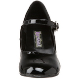 Noir Verni 5 cm SCHOOLGIRL-50 Chaussures Escarpins Classiques