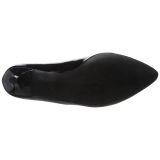 Noir Verni 6,5 cm KITTEN-01 grande taille escarpins femmes