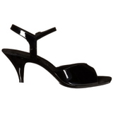 Noir Verni 8 cm BELLE-309 Sandales Femme a Talon