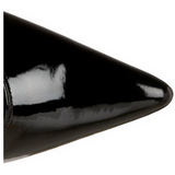 Noir Verni 9,5 cm LUST-3000 bottes overknee femme