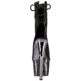 Noir etincelle 18 cm ADORE-1018G bottines a plateforme femmes