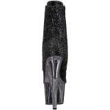 Noir etincelle 18 cm ADORE-1020G bottines a plateforme femmes