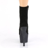 Noir glitter 18 cm ADORE-1020FSMG exotic bottines de pole dance