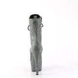 Noir glitter 18 cm Pleaser bottines talons hauts femme