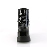 Noir vegan boots 13 cm VOID-50 demonia bottes talon compens