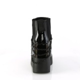 Noir vegan boots 13 cm VOID-50 demonia bottes talon compens