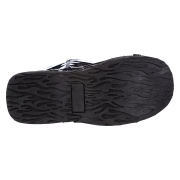 Noir vinyle 18 cm STACK-301 bottes demonia - bottes de cyberpunk unisex
