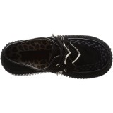 Noirs 7,5 cm CREEPER-206 rockabilly chaussures creepers femmes