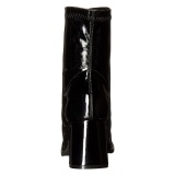 Noirs Verni 7,5 cm GOGO-150 bottines  talons pais stretch