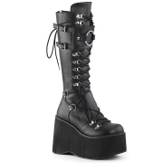Noirs vegan 11,5 cm Demonia KERA-200 bottes plateforme gothique