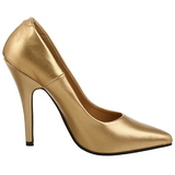 Or Mat 13 cm SEDUCE-420 Escarpins Talons Aiguilles Hommes