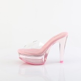 Perspex 13 cm MARTINI-501 mule  talon hauts rose