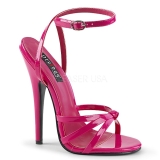 Pink 15 cm Devious DOMINA-108 sandales  talons aiguilles