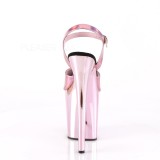 Pink 20 cm FLAMINGO-809HG talons hauts pleaser plateforme