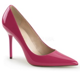 Pink Verni 10 cm CLASSIQUE-20 escarpins à talon aiguille bout pointu