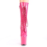 Pink Verni 20 cm FLA-1050 talons très hauts - bottines plateforme extrême
